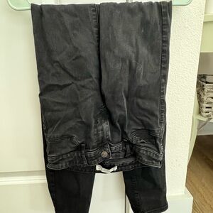 Abercrombie & Fitch Black Washed Denim Jeans